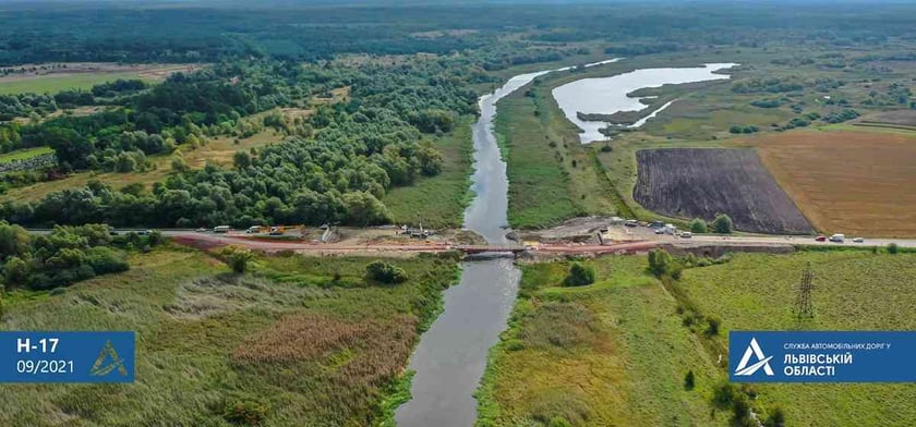 На Львівщині зводять міст через Західний Буг за європейськими стандартами (ФОТО)