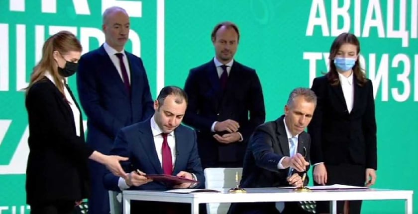 Мінінфраструктури підписало з Airbus меморандум про розвиток Українських національних авіаліній