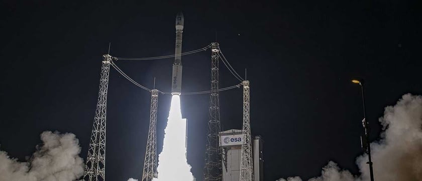 Відбувся успішний пуск європейської ракети-носія Vega з українським двигуном (ВІДЕО)