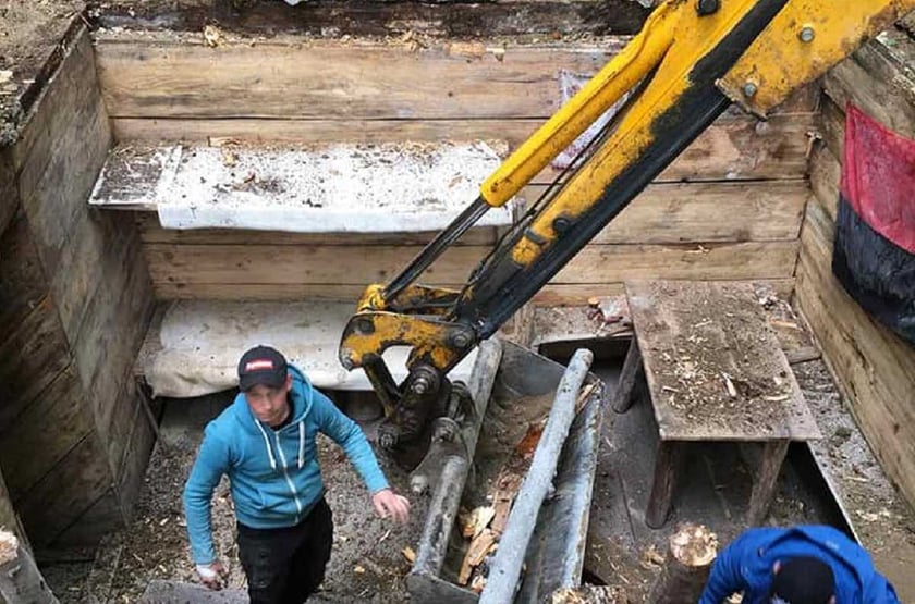 На Прикарпатті громада відремонтувала криївку (ФОТО)