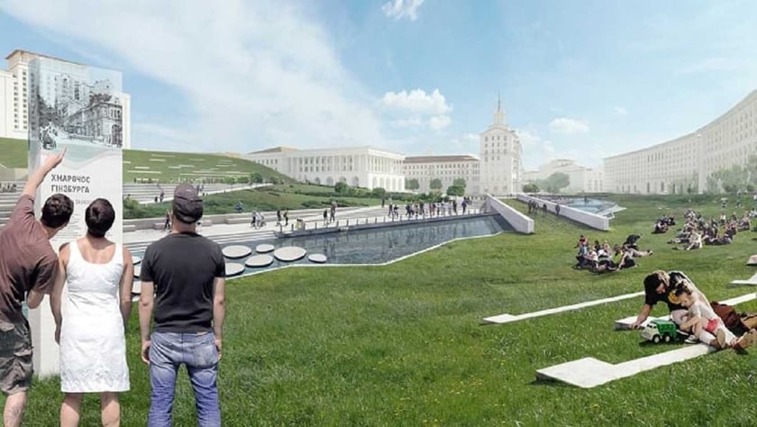 Дизайнери показали, як міг би виглядати Київ із річкою Хрещатик (ФОТО)