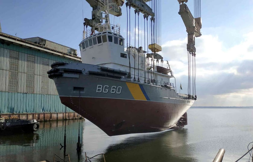 У Миколаєві відремонтували корабель морської охорони «Титан»