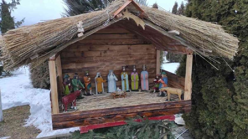 На Львівщині встановили різдвяну шопку часів Івана Франка