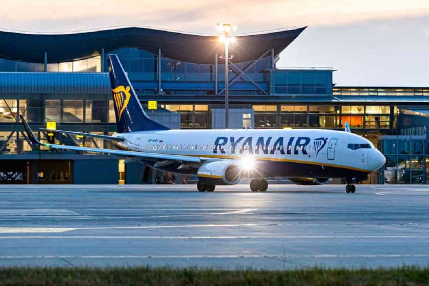 Ryanair запускає два нові рейси з Києва