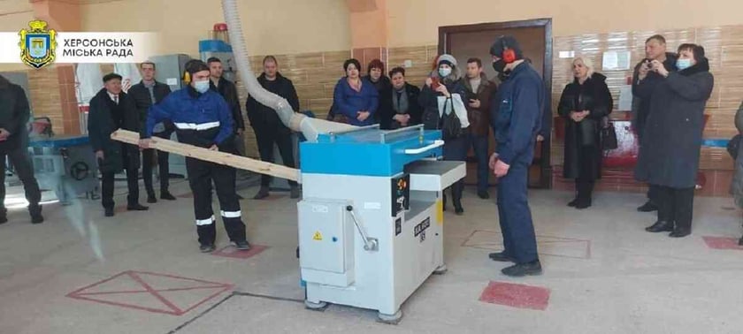 У Херсоні відкрили сучасний навчальний центр із деревообробки