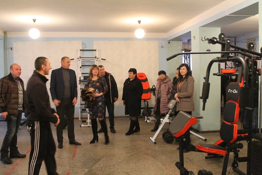 Громада на Кіровоградщині відкрила тренажерний зал (ФОТО)