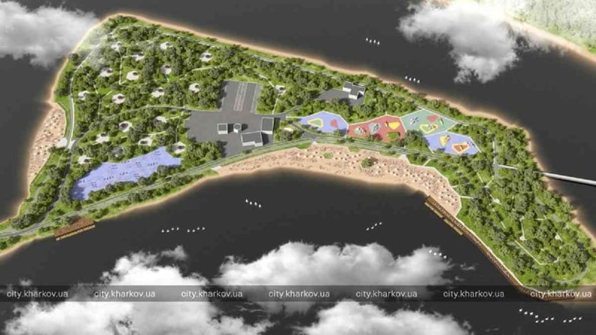 Показали, як виглядатиме гідропарк у Харкові після реконструкції