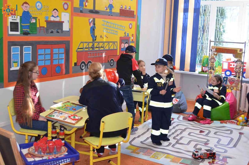 Почав роботу перший в Україні інклюзивний клас безпеки ДСНС для дітей