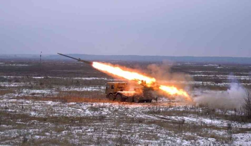 На Чернігівщині український «Буревій» влучив у російську колону