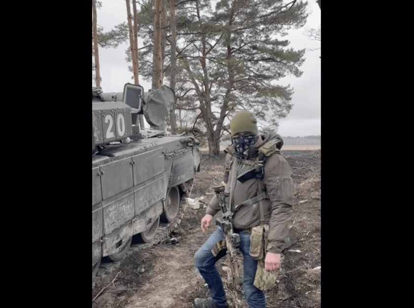 З’явилося відео знищеної колони кадирівців: «бачили б ви, як ті драпали!»