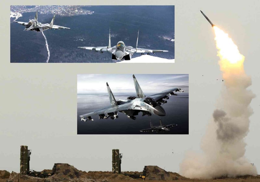 Близько опівночі українська ППО знищила два російські винищувачі Су-35С