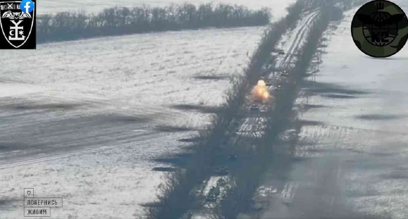 Підрозділ 54 ОМБр знищив колону ворога на Донеччині (ВІДЕО)
