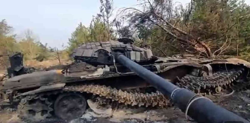 «Чорні Запорожці» знищили танк загарбників із гармати «Піон» (ВІДЕО)