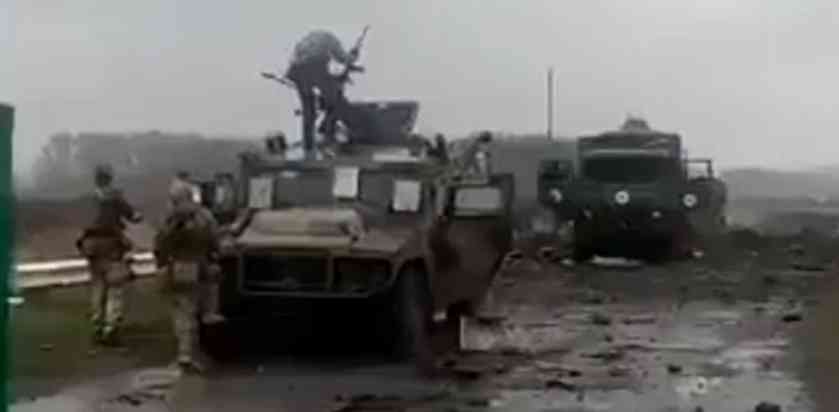 На Харківщині військові ЗСУ розгромили колону росіян (ВІДЕО)