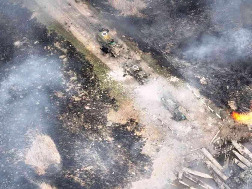 Десантники ЗСУ знищили колону техніки РФ разом із керівним складом БТГ