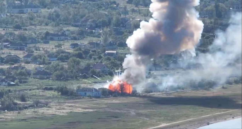 28 ОМБр знищила ворожу БМП-3 (ВІДЕО)