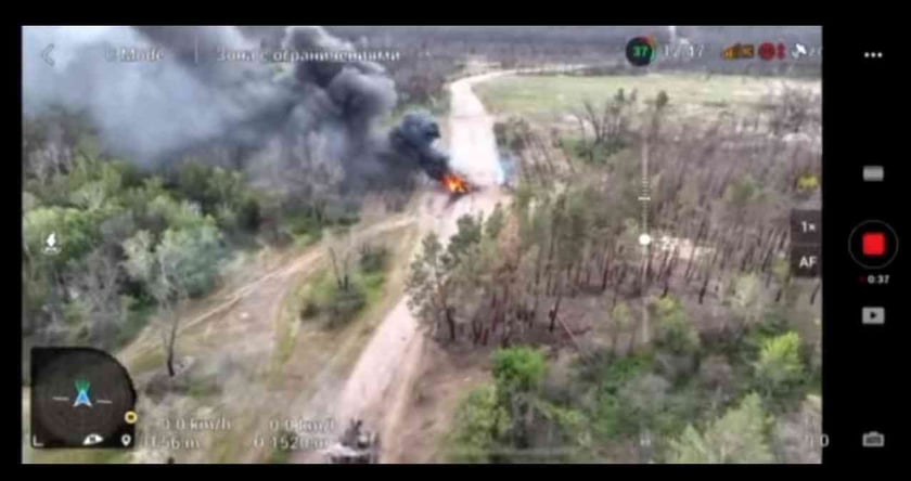 57 ОМБр знищила два ворожі танки на Луганщині (ВІДЕО)