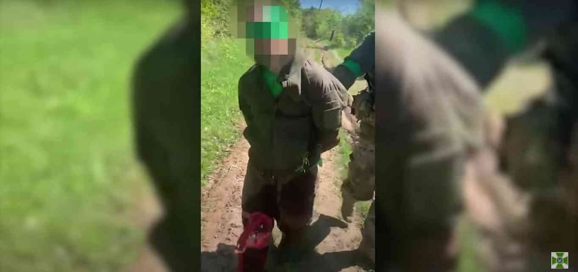 На Харківщині прикордонники взяли в полон окупантів: відео затримання
