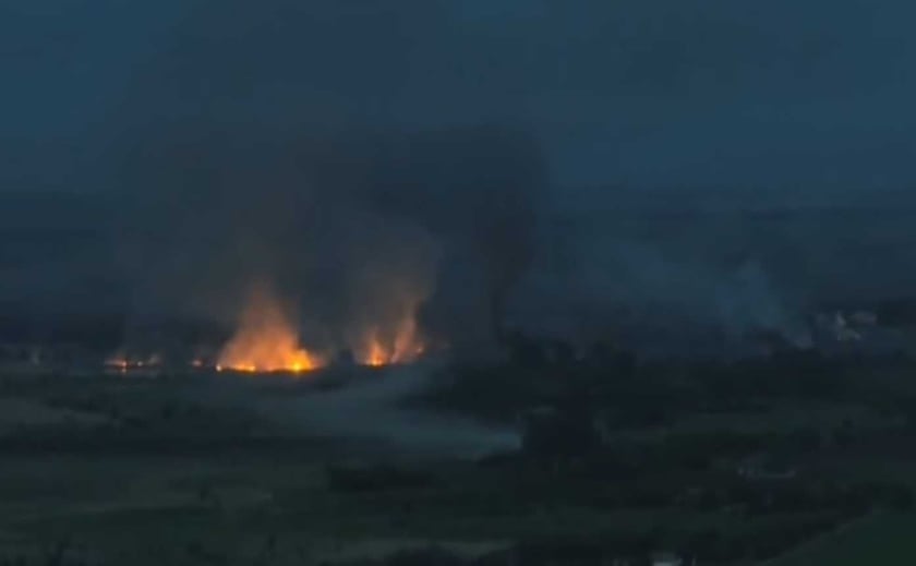 Артилерія ЗСУ розгромила склад боєприпасів росармії на Донеччині (ВІДЕО)