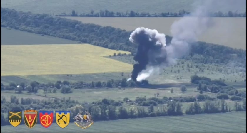 З’явилося нове відео розгрому пунтку збору окупантів на Харківщині (ВІДЕО)