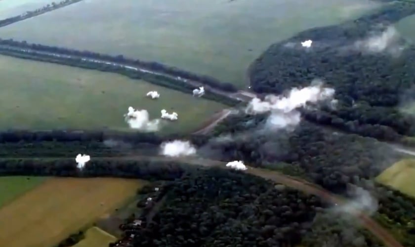 Реактивна артилерія 95 бригади знищила колону вантажівок РФ (ВІДЕО)