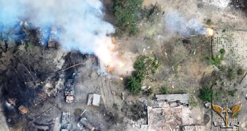 Артилеристи десантних військ ЗСУ знищили ворожу РСЗВ «Ураган» (ФОТО)