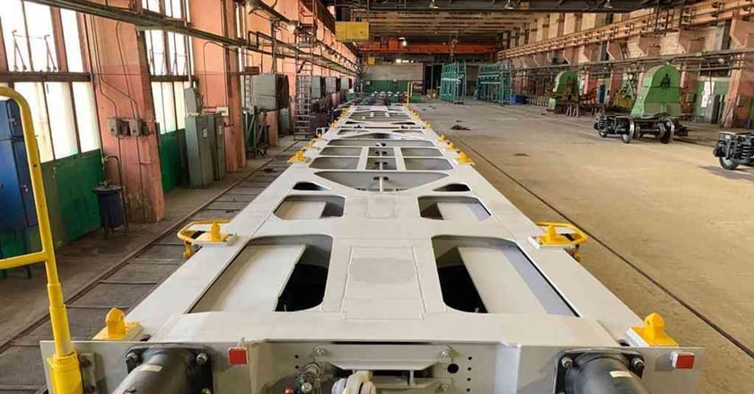 Крюківський вагонобудівний завод почав випуск вагонів-платформ для євроколії