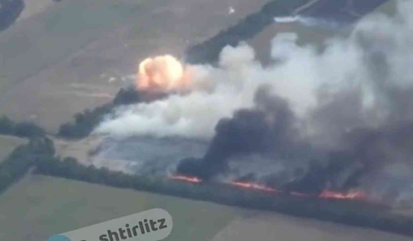 Фаєр-шоу на Херсонщині: ЗСУ знищили РСЗВ «Град» та склад БК росіян (ВІДЕО)