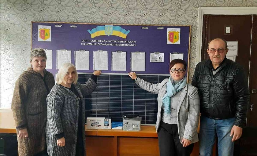 Громада на Сумщині отримала сонячну станцію від благодійників