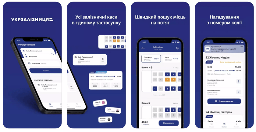 Укрзалізниця оновила застосунок: тепер номер колії можна дізнатися онлайн