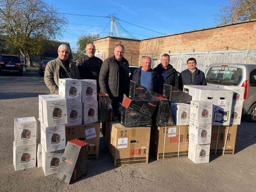 Громади Рівненщини отримали 50 генераторів від проєкту USAID «Говерла»