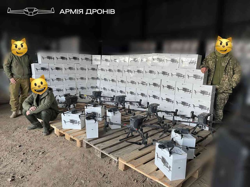 «Армія дронів» відправила на передову ще майже 200 безпілотників (ФОТО)
