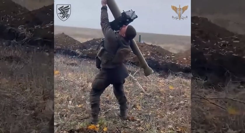 Десантник 95-ї бригади збив ворожий дрон «Орлан-10» (ВІДЕО)