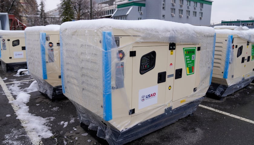 Київ отримав понад 130 генераторів для котелень та станцій теплопостачання