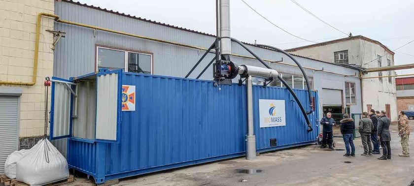 На Житомирщині презентували мобільну пересувну котельню