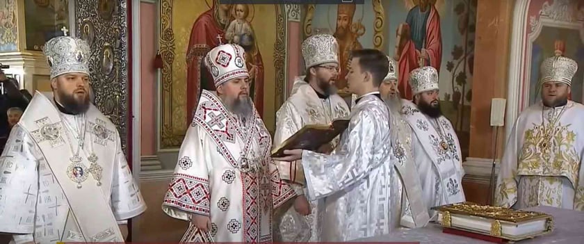 У Києво-Печерській лаврі пройшла різдвяна служба ПЦУ