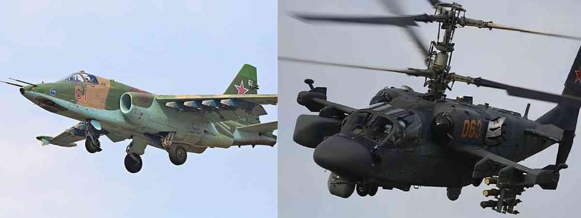 ЗСУ збили штурмовик Су-25 і гелікоптер Ка-52 окупантів на Сході