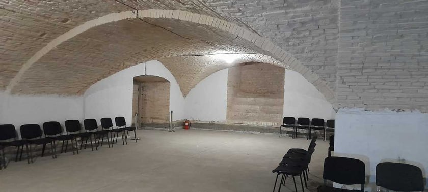 У Києві на Печерську облаштували укриття на території «Мистецького арсеналу»