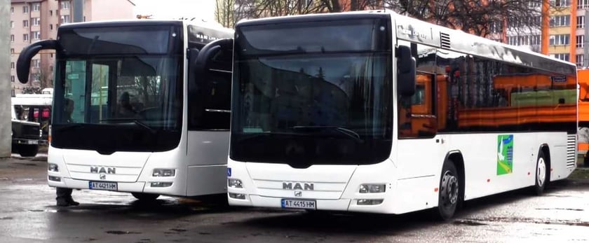 Франківськ отримав два  комфортабельні  автобуси з Німеччини (ВІДЕО)