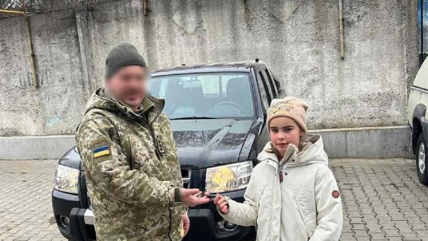 Школярка з Умані передала 120 тис. грн на авто для воїнів-прикордонників