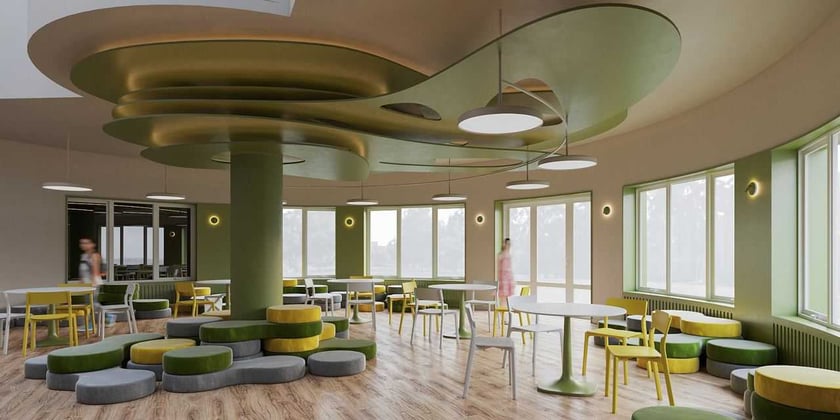 ZikZak Architects показали проєкт реконструкції школи для українців у передмісті Варшави (ФОТО)