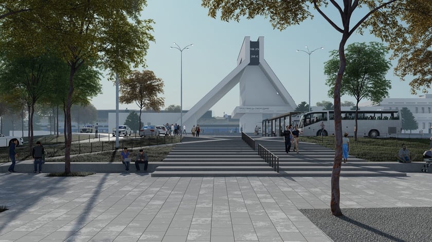 Київські архітектори презентували концепцію відновлення вокзалу в Тростянці, який зруйнували російські окупанти (ФОТО)