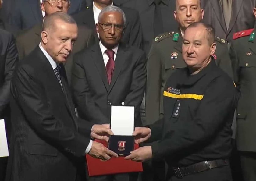 Президент Туреччини відзначив українських рятувальників «За найвищу самопожертву»