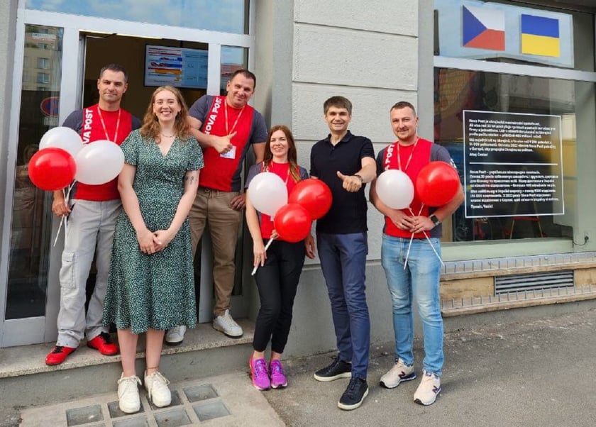 Нова пошта запустила друге відділення у Чехії