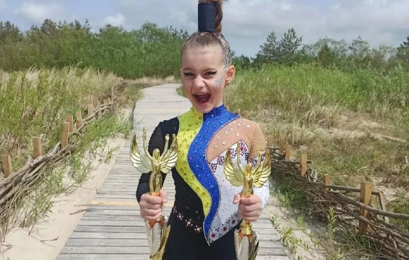 8-річна бучанка стала дворазовою чемпіонкою світу з акробатики