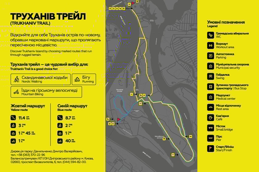 У Києві відкрили стежку для активного відпочинку «Труханів трейл»