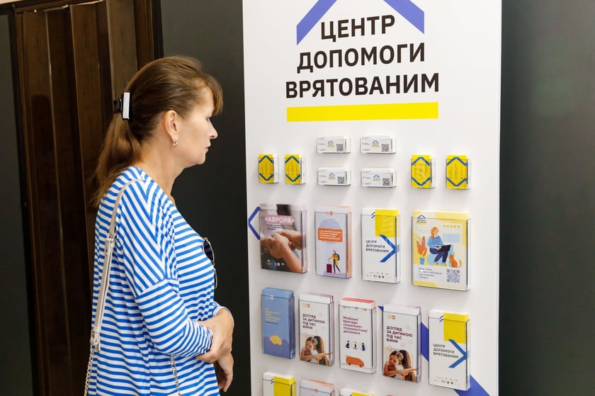 У Харкові відкрили Центр допомоги врятованим