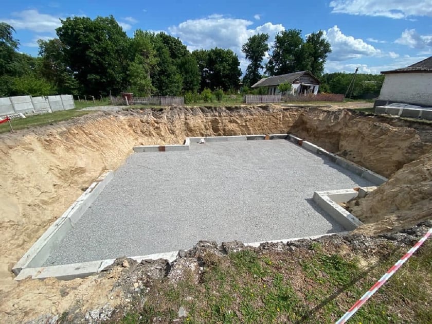 Громада на Чернігівщині почала з нуля будувати укриття для дитячого садочка