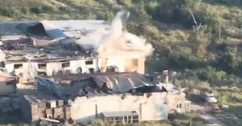 Флотилія ВМС розгромила групу окупантів та їхній склад забезпечення (ВІДЕО)