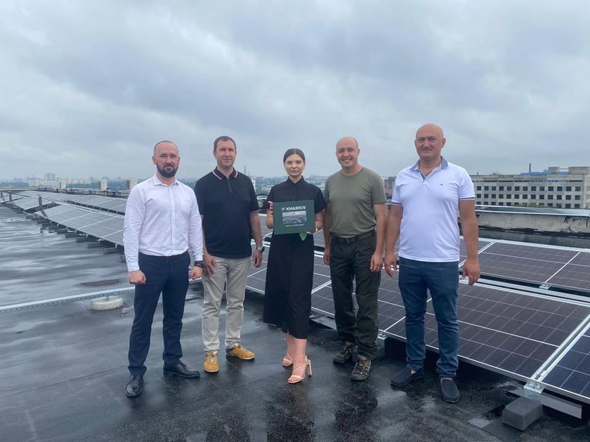 У Харкові лікарню обладнали сонячною електростанцією з акумуляторами